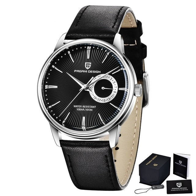 Relógio Masculino Militar Classico | Pagani Design Preto 01