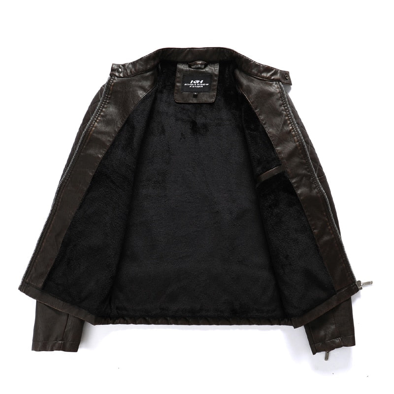 Jaqueta Masculina De Couro 01