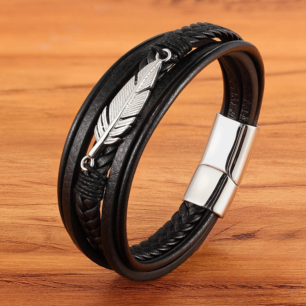Pulseira Feather - Voron Store