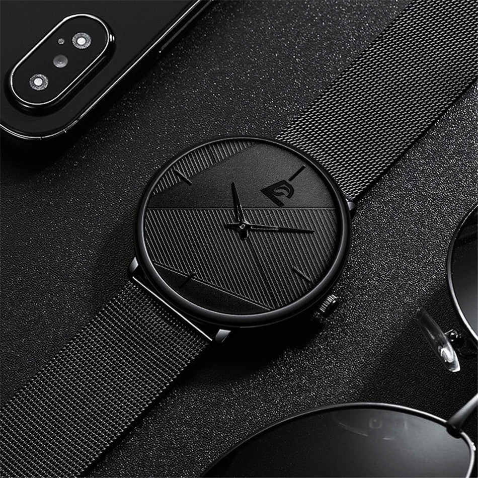 Relógio Masculino Minimalista Luxury Relógio Luxury
