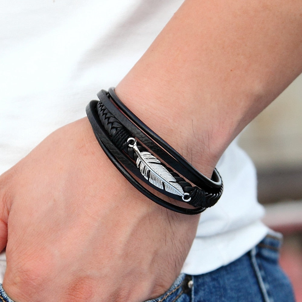 Pulseira Feather - Voron Store