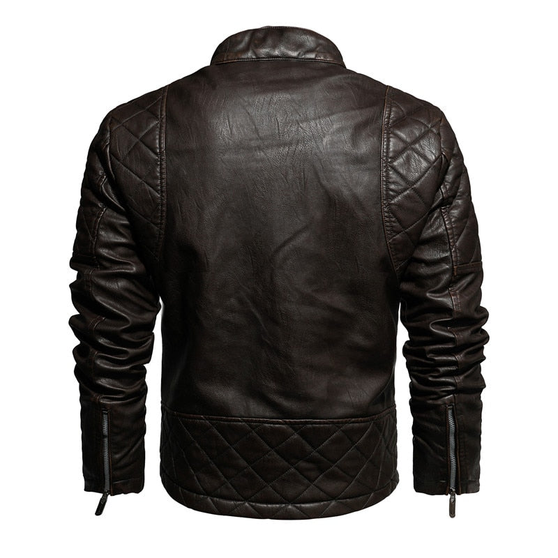 Jaqueta Masculina De Couro 01