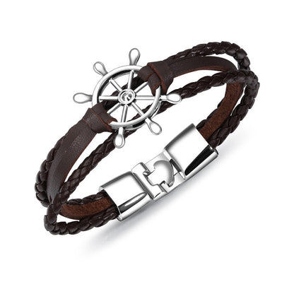 Pulseira Viking Marinheiro Marrom