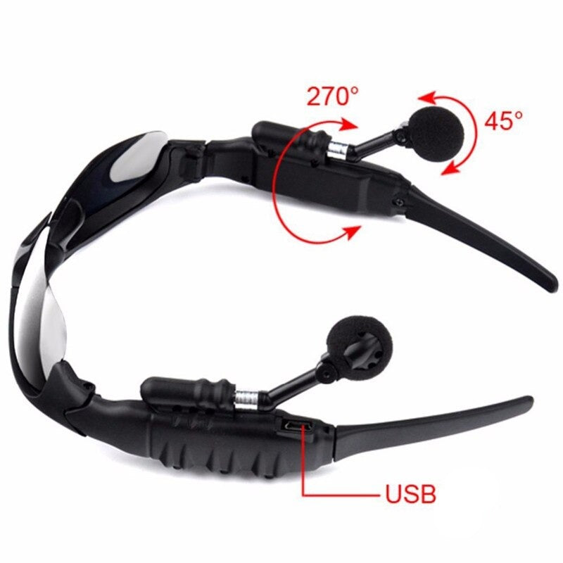 Óculos Inteligente Goldest Com Fone De Ouvido E Bluetooth 5.0