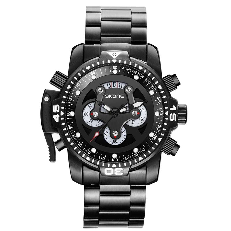 Relógio Mecânico Masculino Army Preto