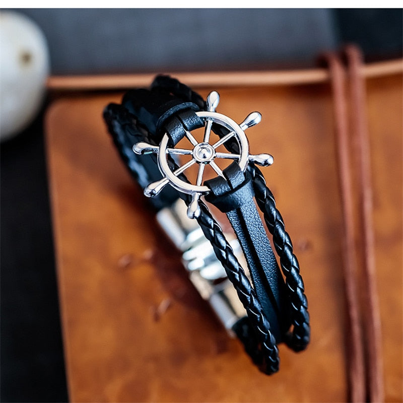 Pulseira Viking Marinheiro Preta