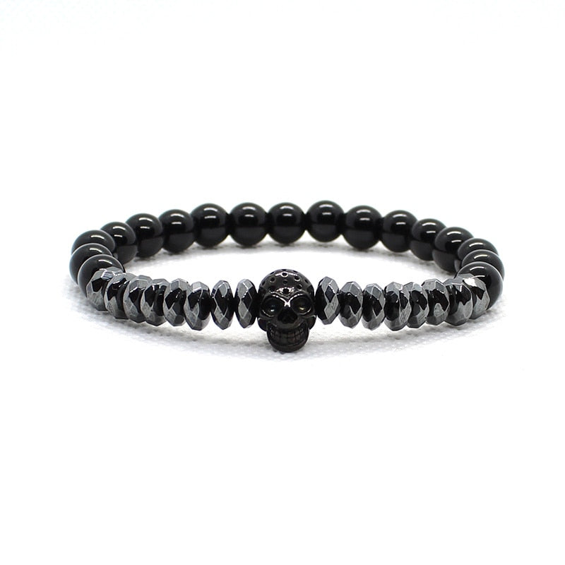 Pulseiras King & Skull - 2 em 1 - Voron Store