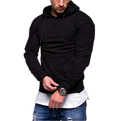 Blusa Moletom Casual De Inverno Hector Preta / P