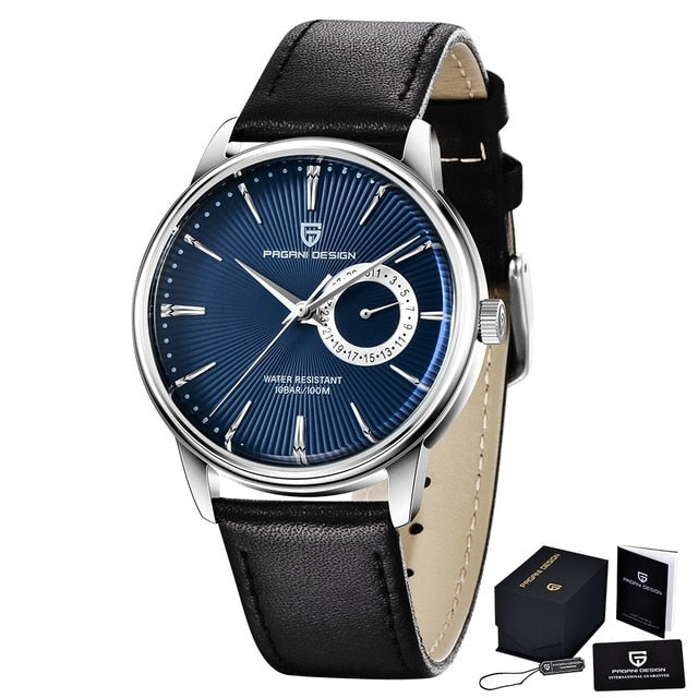 Relógio Masculino Militar Classico | Pagani Design Azul 01