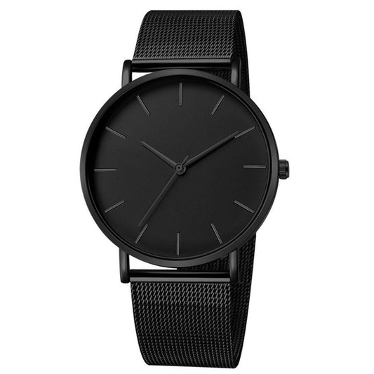 Relógio Minimalista Preto Minimalist
