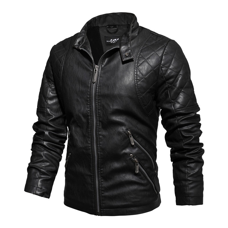 Jaqueta Masculina De Couro 01