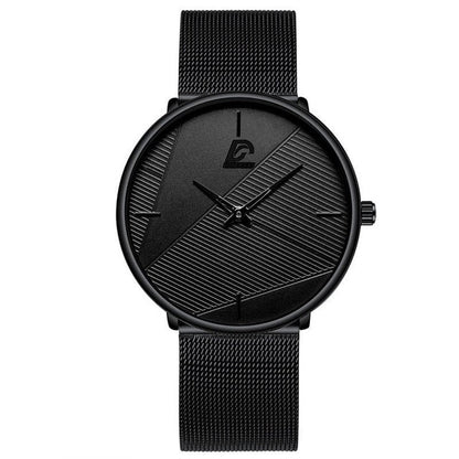 Relógio Masculino Minimalista Luxury Preto Relógio Luxury