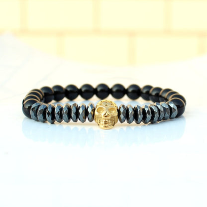 Pulseiras King & Skull - 2 em 1 - Voron Store