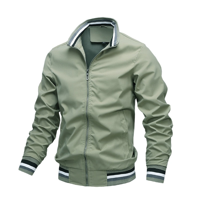 Jaqueta Masculina De Inverno Impermeável Elegance Verde / P 60-70Kg