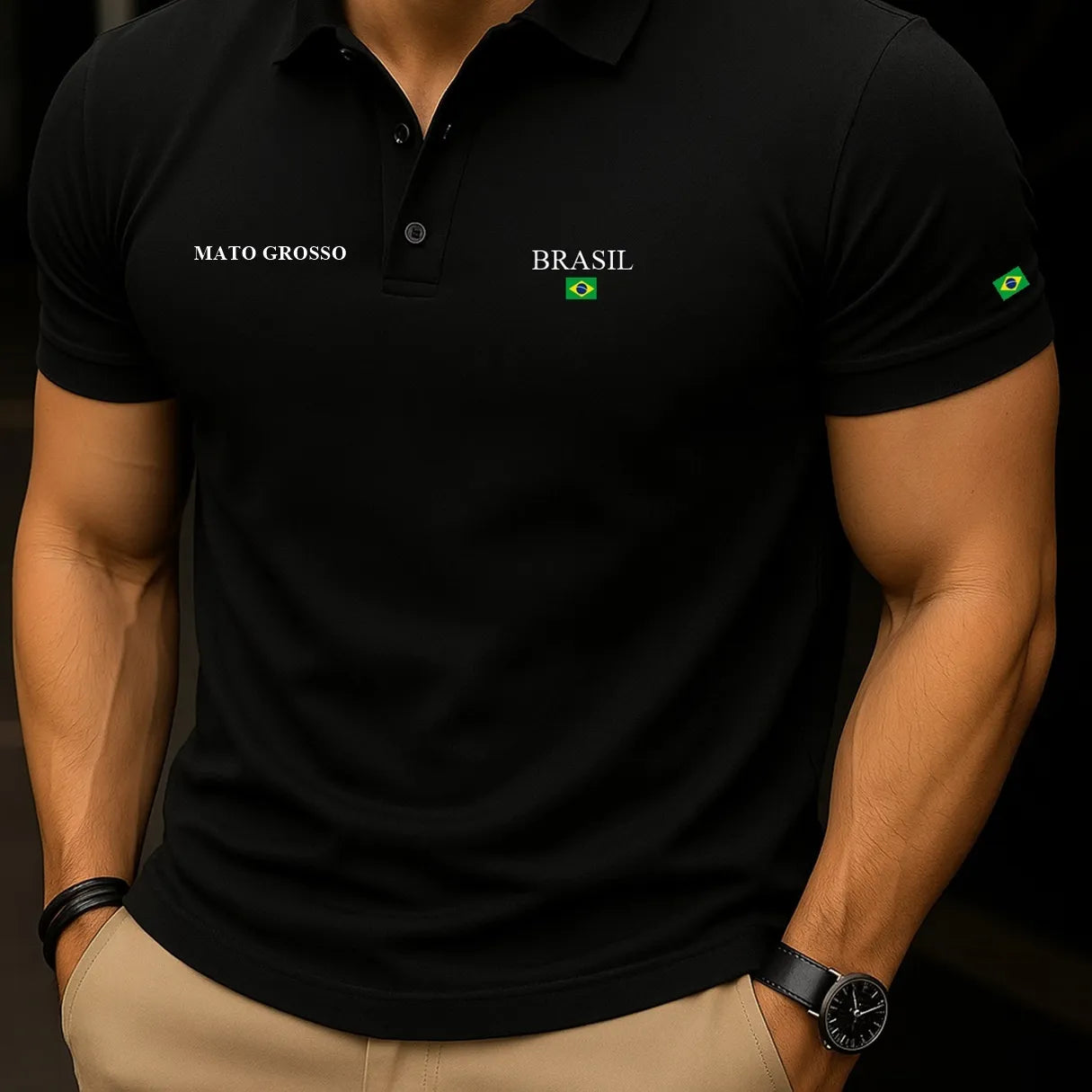 Camisa Polo Brasil - Mato Grosso™