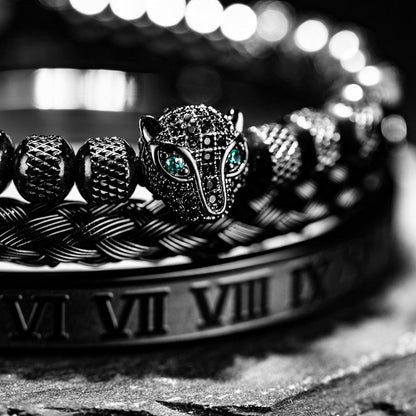 Kit Pantera 3 Pulseiras Masculinas Premiuns Pulseira