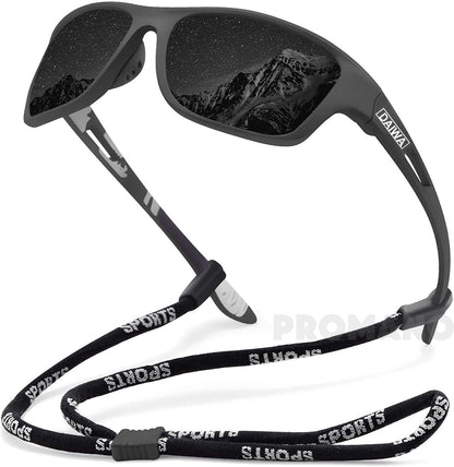 Óculos De Sol Polarizado Com Brinde Preto Daiwa 01