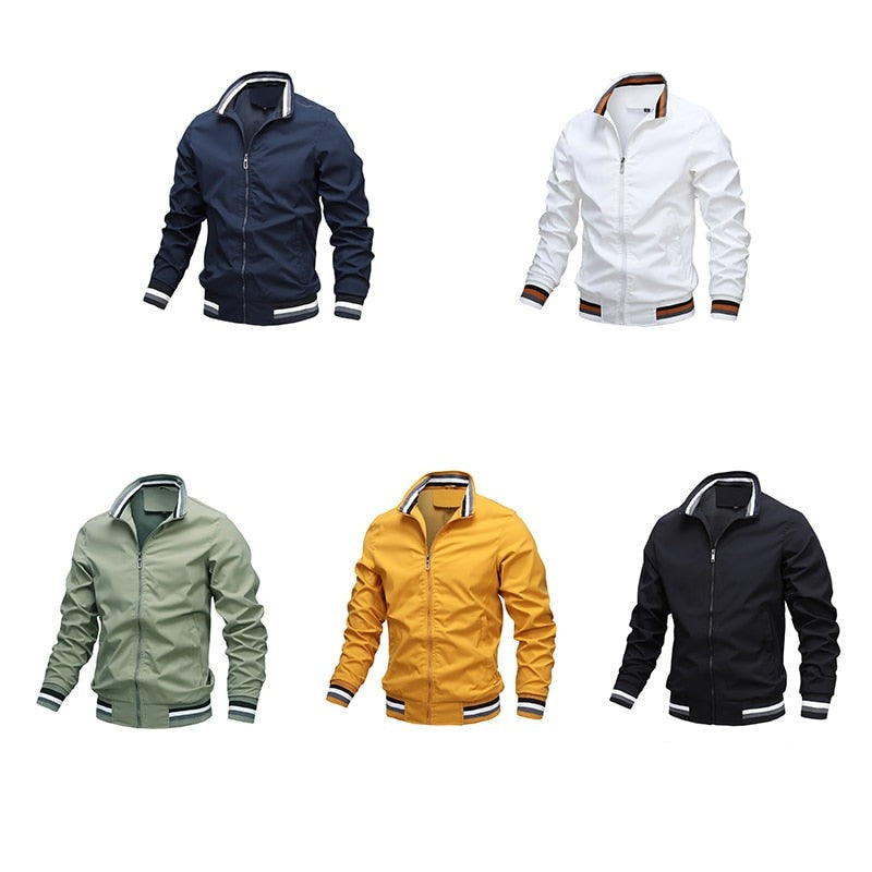 Jaqueta Masculina De Inverno Impermeável Elegance
