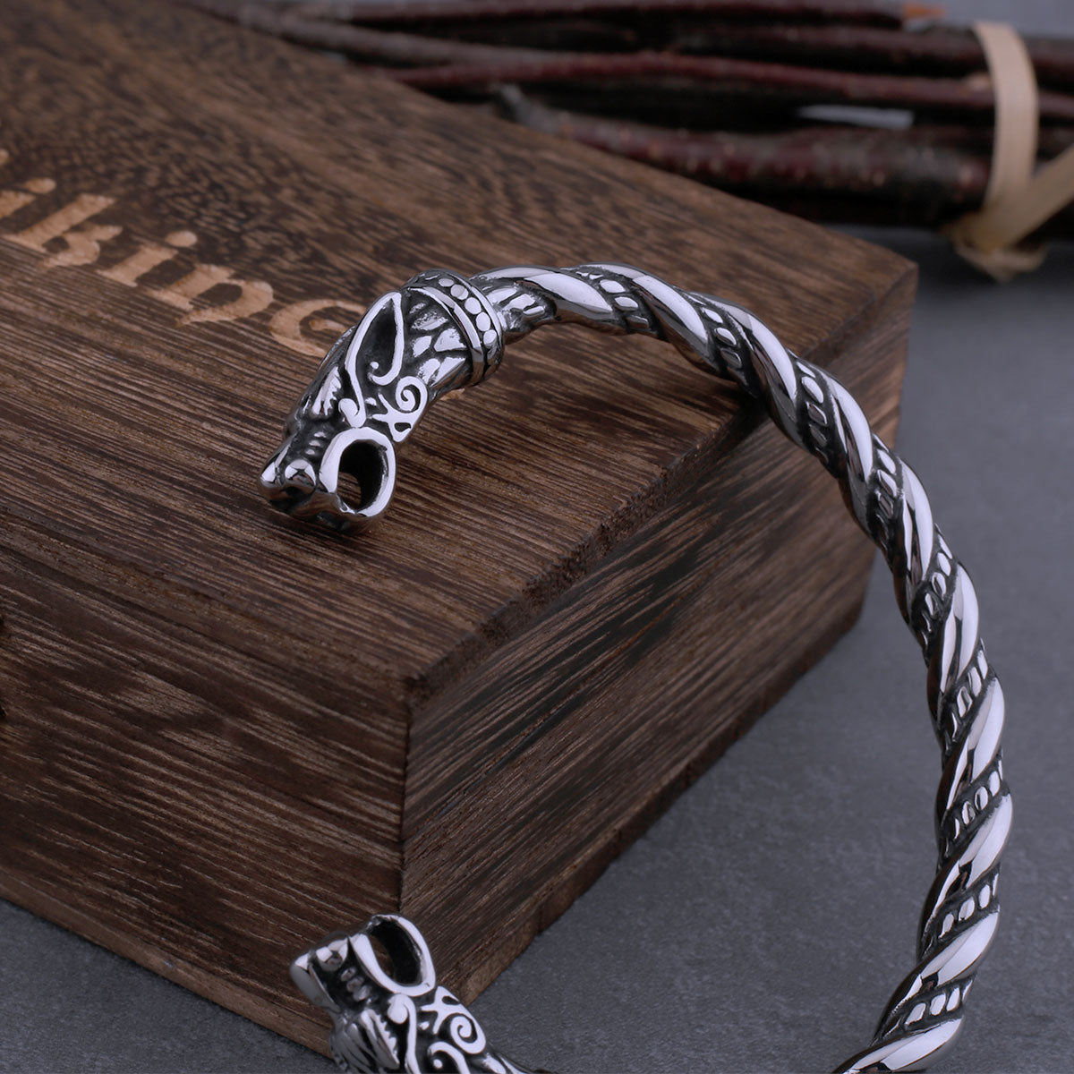 Pulseira Viking Dragão Nórdico