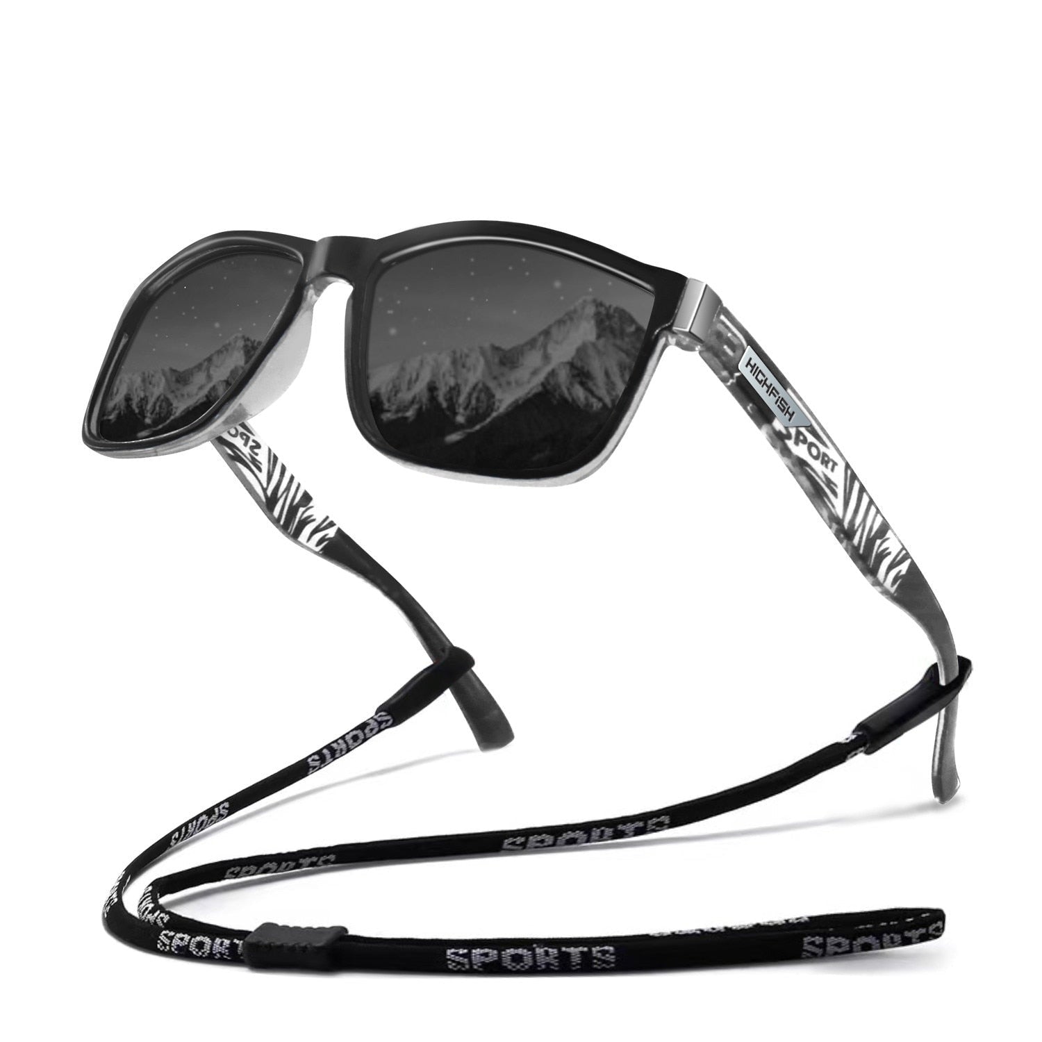Óculos De Sol Polarizado Com Brinde Branco Oculos Daiwa 02