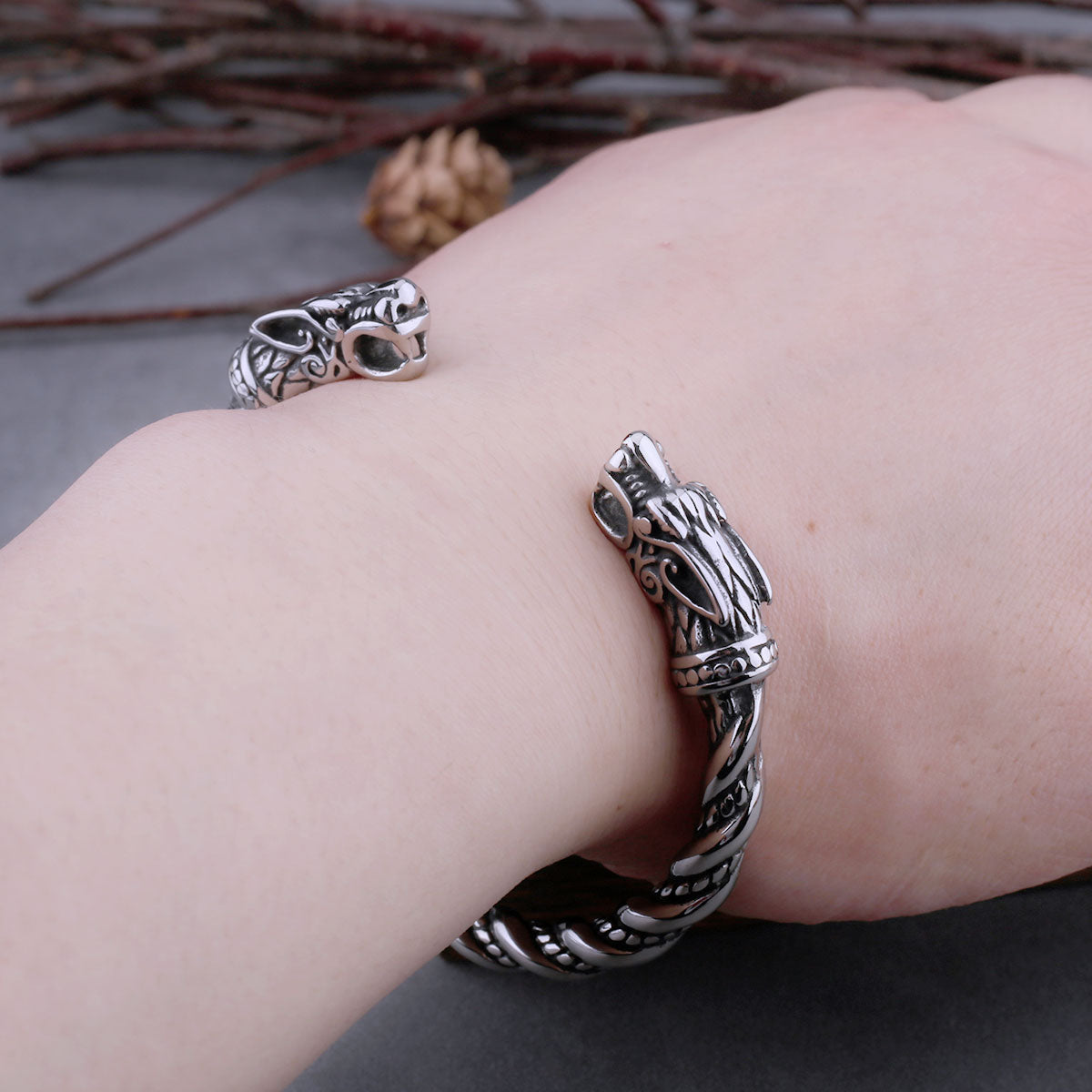 Pulseira Viking Dragão Nórdico