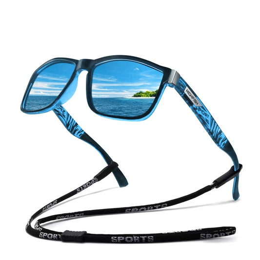 Óculos De Sol Polarizado Com Brinde Azul Oculos Daiwa 02