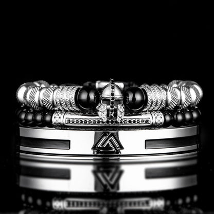 Kit Gladiador 3 Pulseiras Masculinas Premiuns |