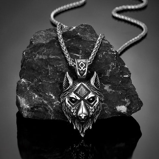 Colar Nórdico Viking Lobo
