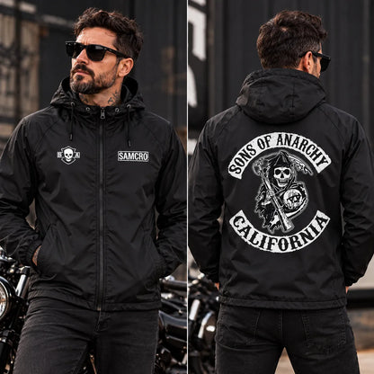 Jaqueta Corta Vento Sons of Anarchy - Edição Limitada