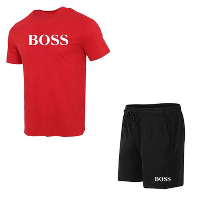Conjunto Boss - Camiseta Malha Fria + Bermuda