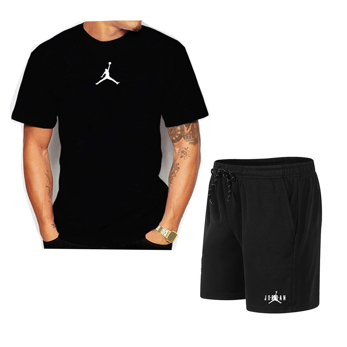 Conjunto JDN - Camiseta Malha Fria + Bermuda