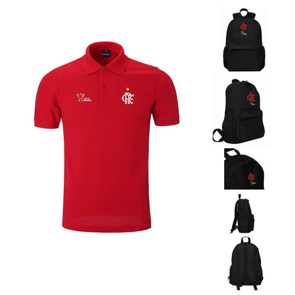 Kit Flamengo Copa do Brasil - Camisa Polo + Mochila