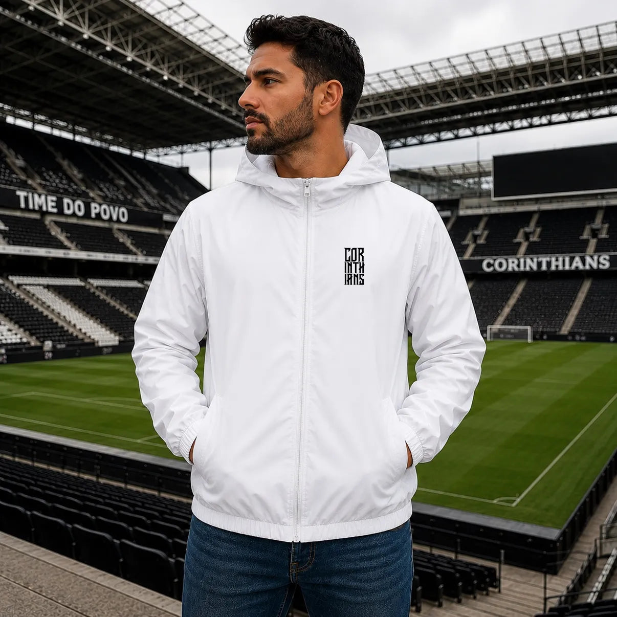 Jaqueta Corta Vento Corinthians - Edição Limitada