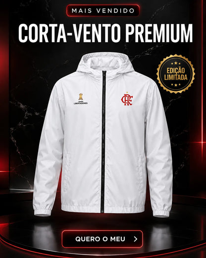 Jaqueta Corta Vento Flamengo Branco - Edição Limitada